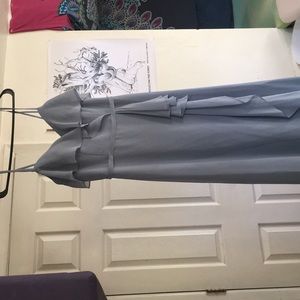 Azazie dusty blue size 6 formal dress